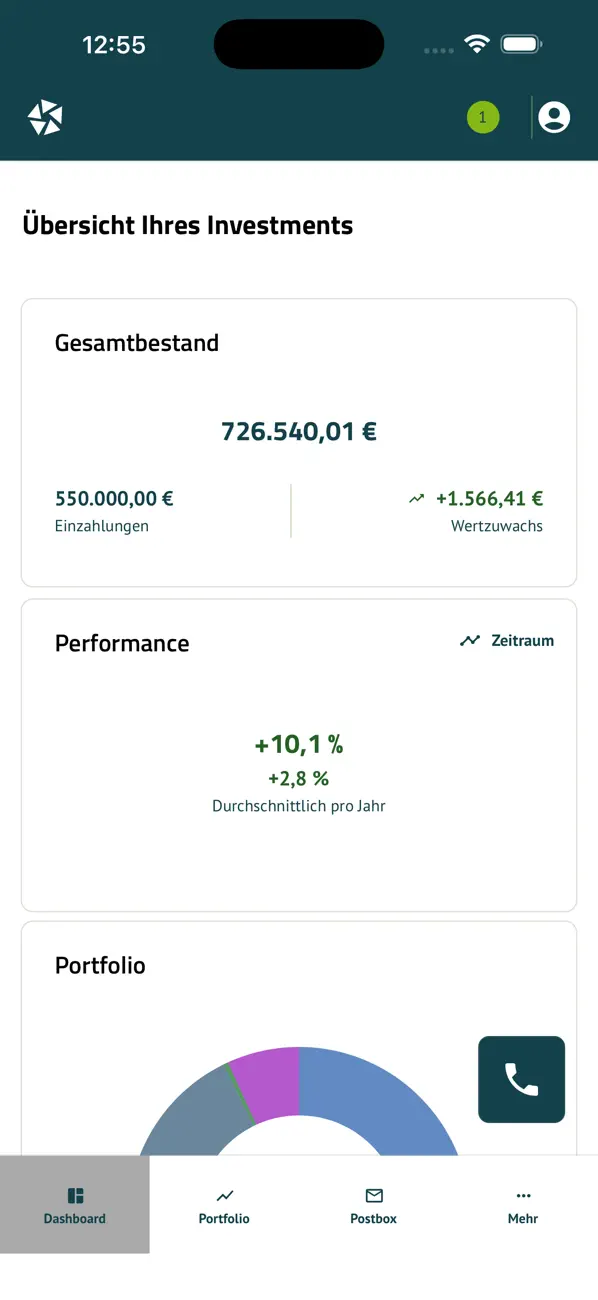 Screenshot #1 pour investify