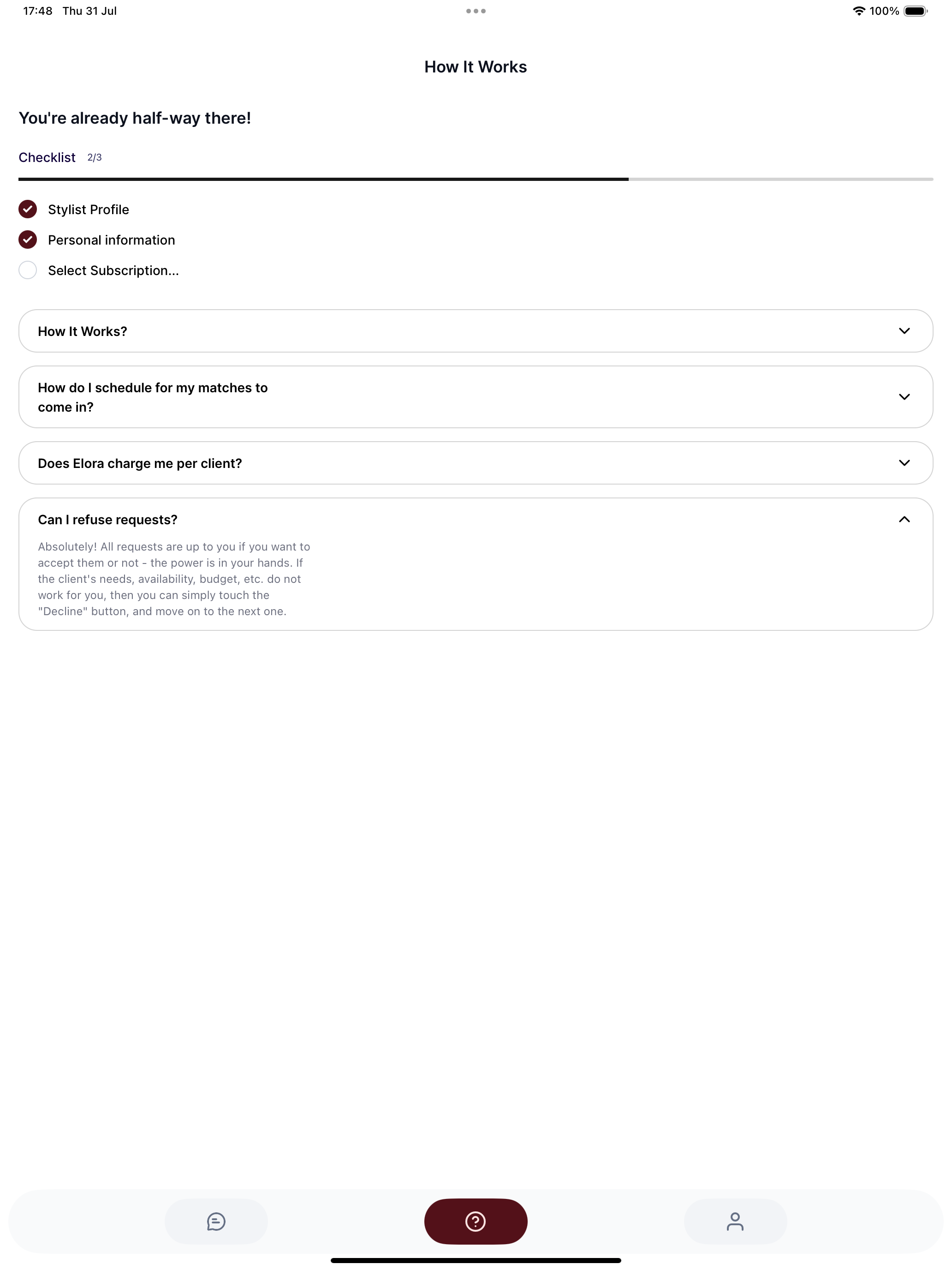 Elora: Match, Chat & Book