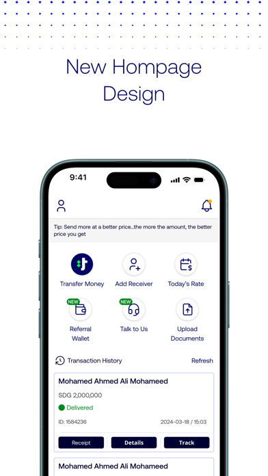 altras money transfer Screenshot