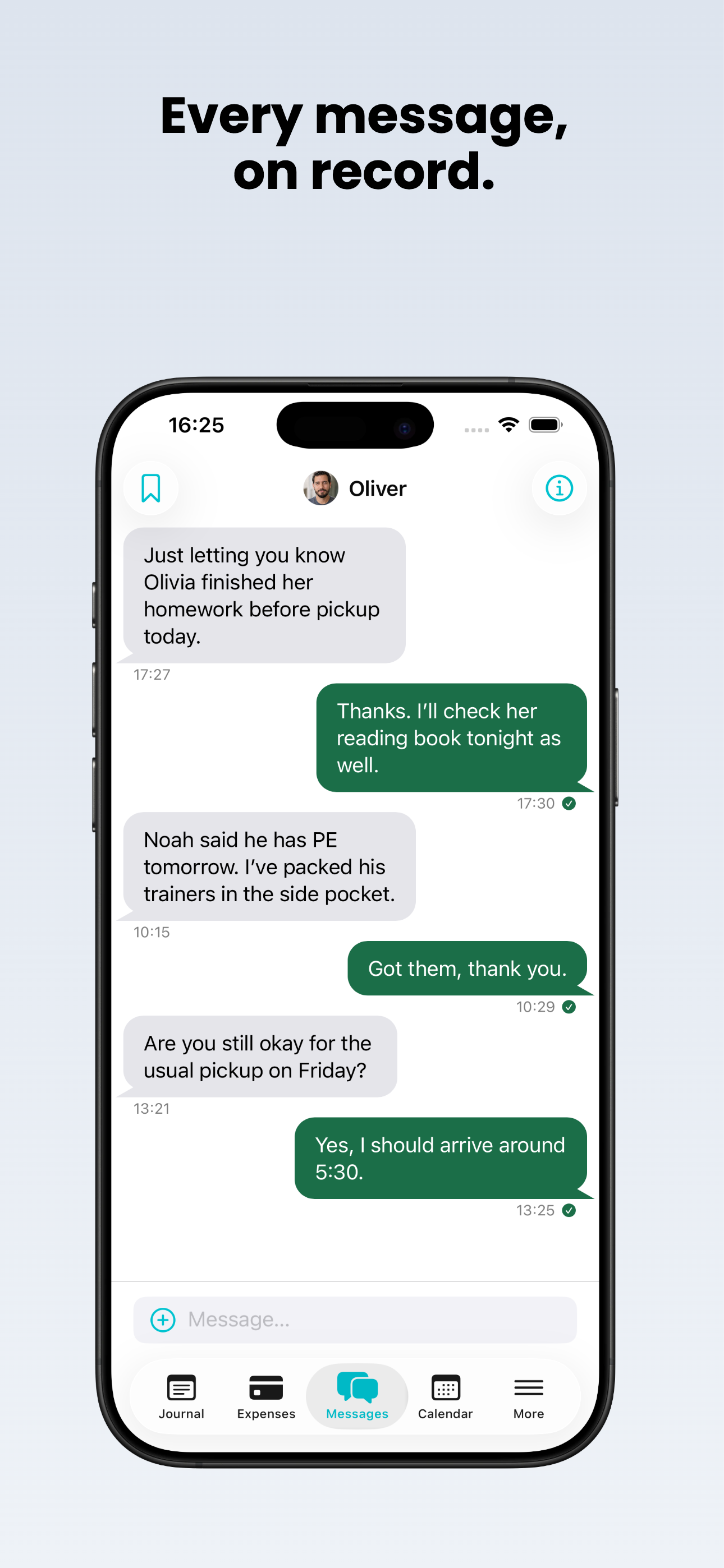 Parentlog: Custody App screenshot 3