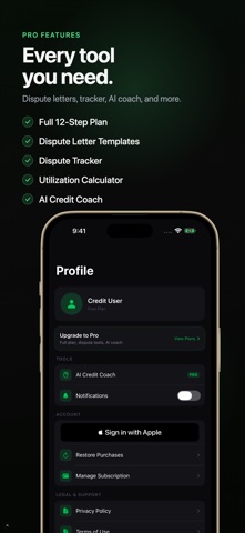 Credit Repair Builder - Credit iPhone screenshot
