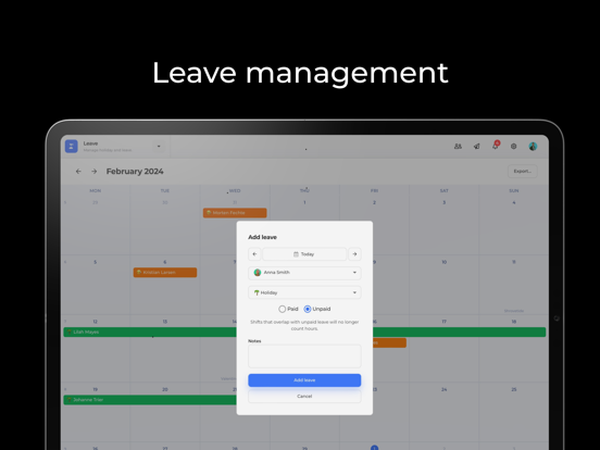 Screenshot #6 pour Workfeed - Work Scheduling App