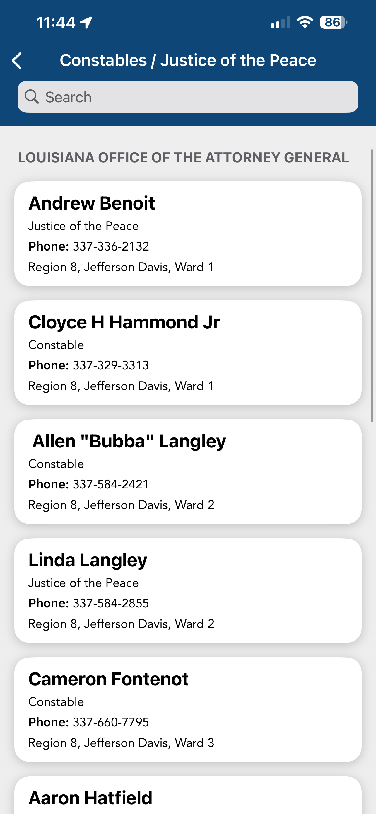 Jefferson Davis Parish Govt
