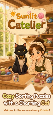 Sunlit Catelier: Cat Puzzle Screenshot 1 of 6