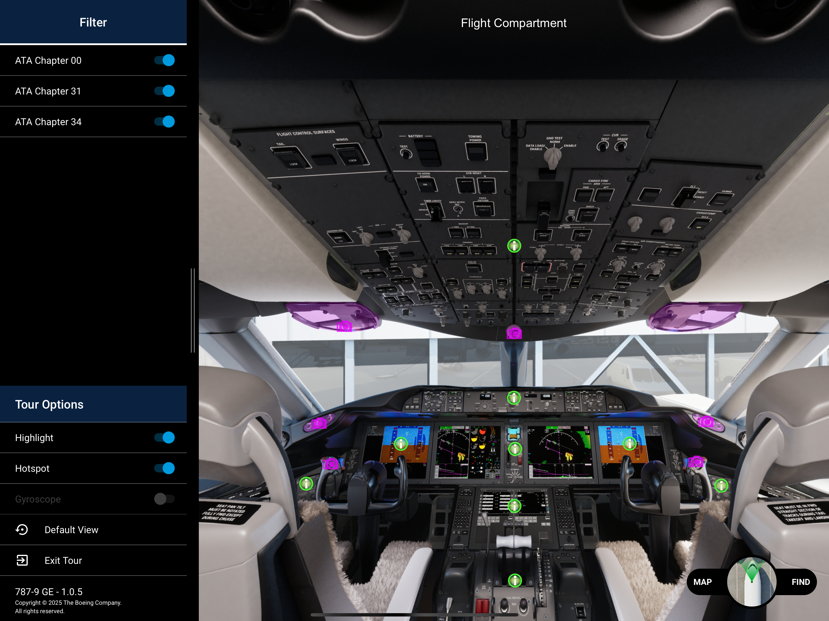 Airplane Virtual Tour screenshot 5