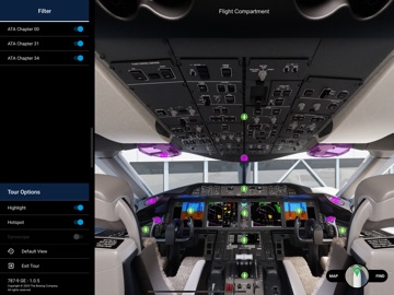 Airplane Virtual Tour iPad screenshot