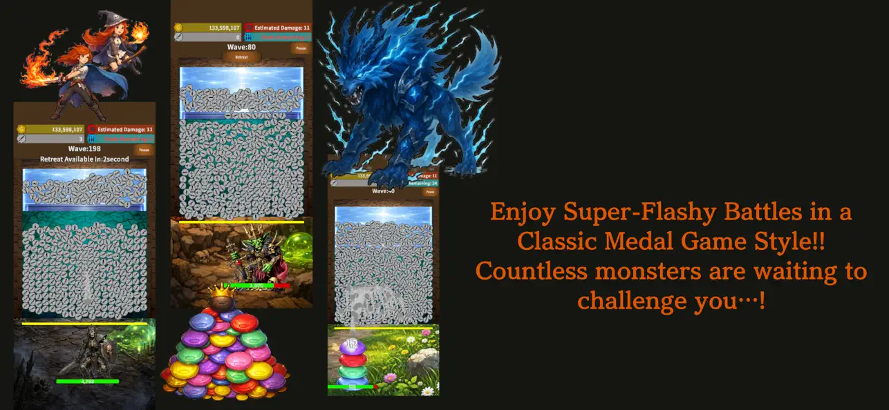 Screenshot #2 pour Medal Rush Dungeon:Hack&Slash