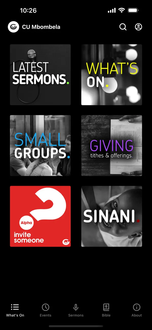Screenshot #1 pour Church Unlimited Mbombela