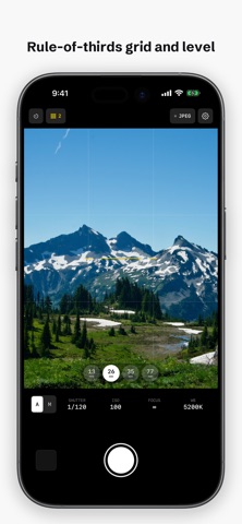 Scatto: Manual RAW Camera iPhone screenshot
