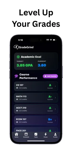 GradeGrind: Student Focus screenshot 1