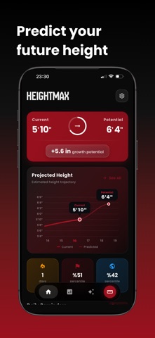 HeightMax - Grow Taller App Screenshot 2 of 6