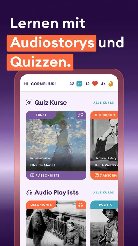Yuno: Wissen, Lernen, Hören screenshot 2 of 9