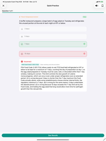 NCE Exam Prep: Counselor iPad screenshot