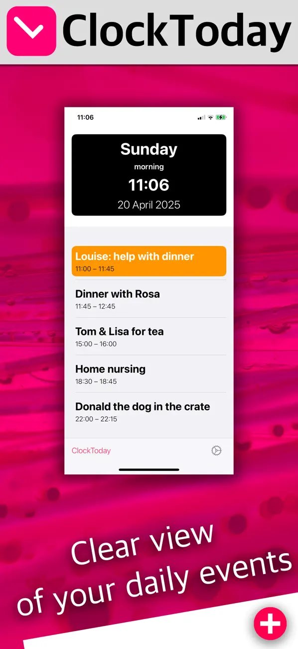 Screenshot #1 pour ClockToday