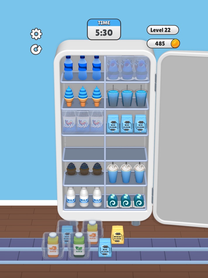 #2. Fridge Sort! (iOS) Bởi: Rollic Games