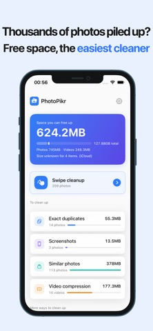 PhotoPikr: Photo Cleaner iPhone screenshot