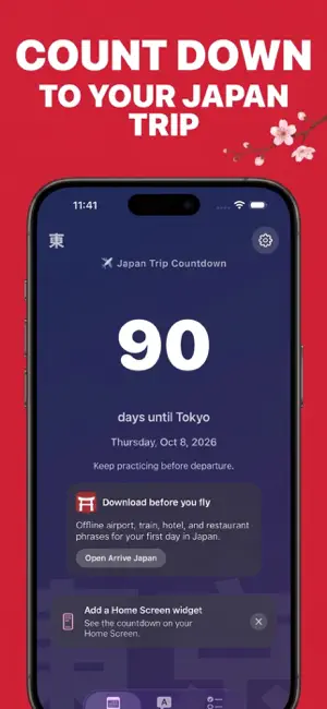 Japan Trip Countdown screenshot 2