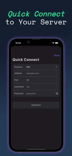 Capture d'écran de Termux sur iPhone 2