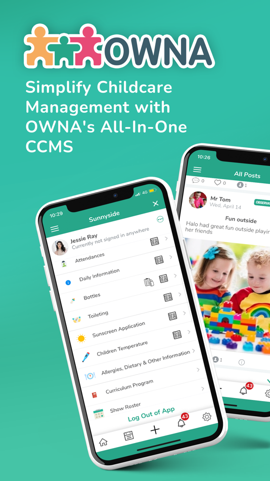 #1. OWNA Childcare App (iOS) De: Owna