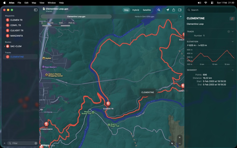 Screenshot #1 pour GPX Atlas – Visionneuse de GPX