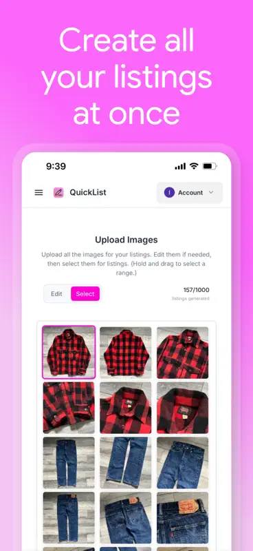 QuickList: AI Listing Tool screenshot 4 of 5