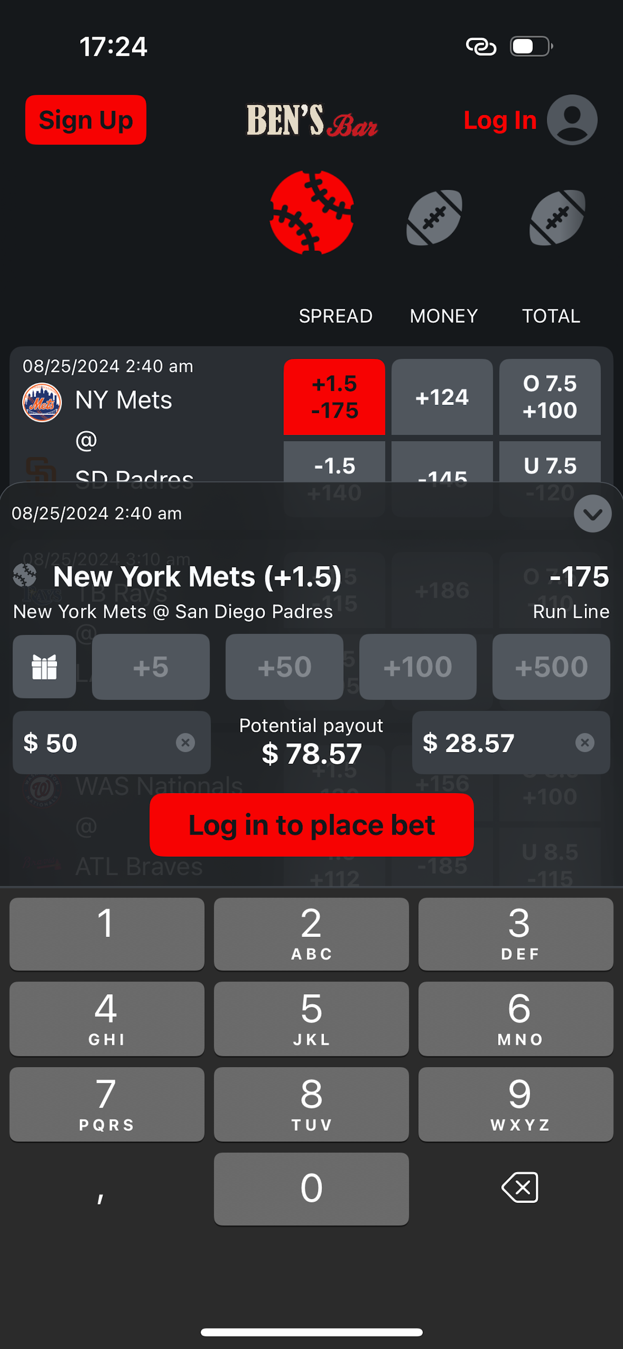 Ben's Bar Sports screenshot 3