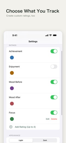 Dimity: Activity & Mood Diary screenshot