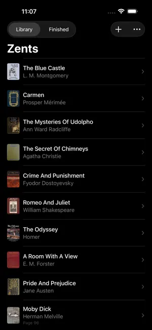 Zents - eBook Reader screenshot 1
