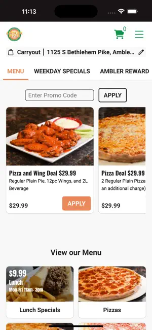 Ambler Pizza screenshot 2