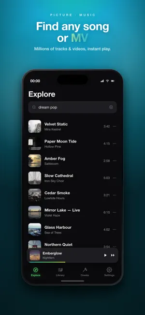 Tunova - Offline Music screenshot 1
