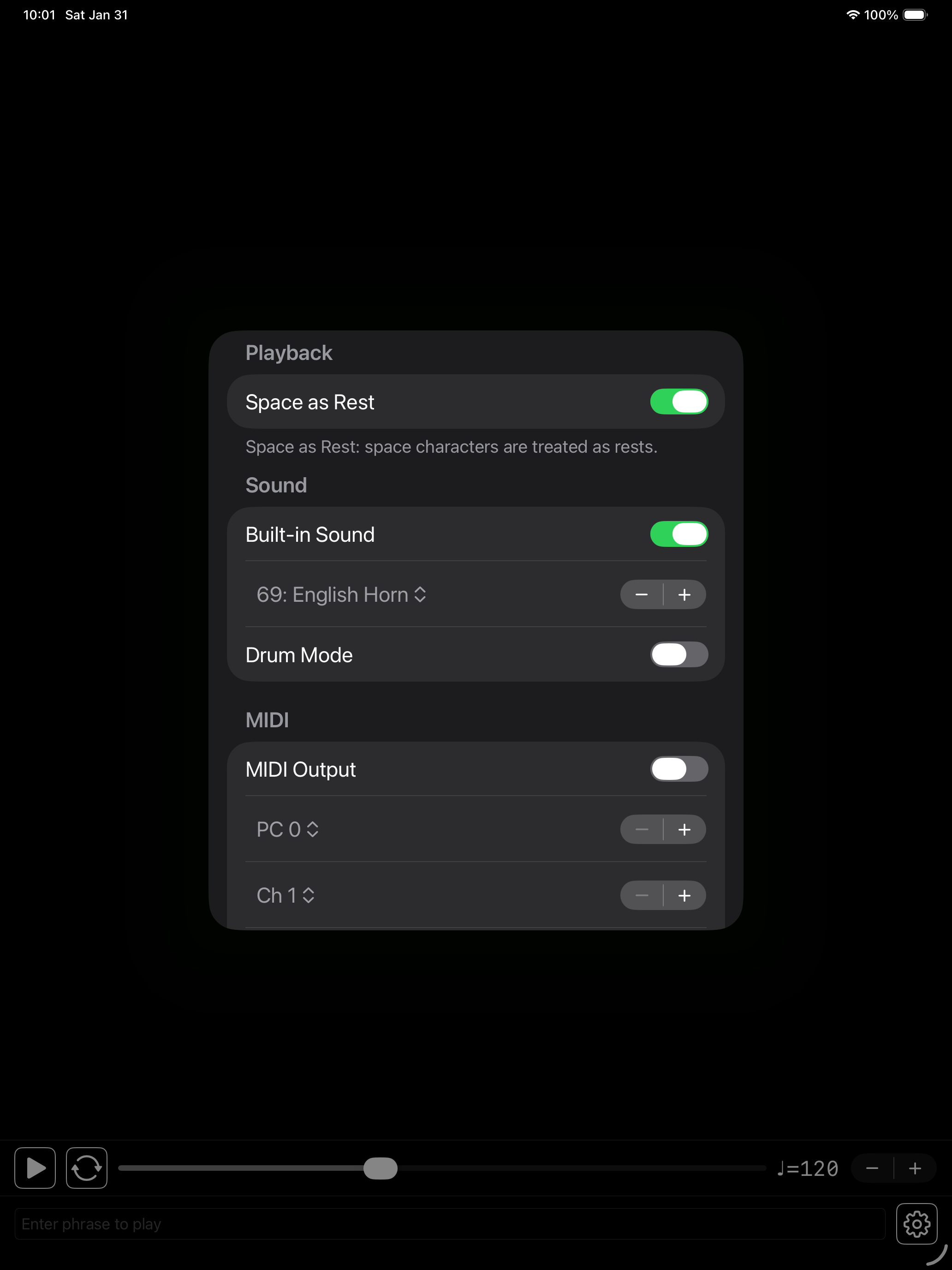 MIDIWriter screenshot 10