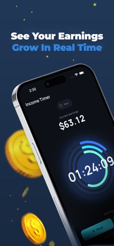 INCOME Timer: Work Hours & Pay Screenshot 1 of 8