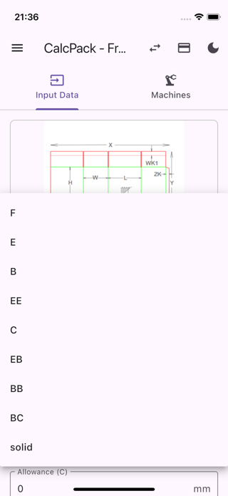 CalcPack calculating packaging Screenshot 5 of 8