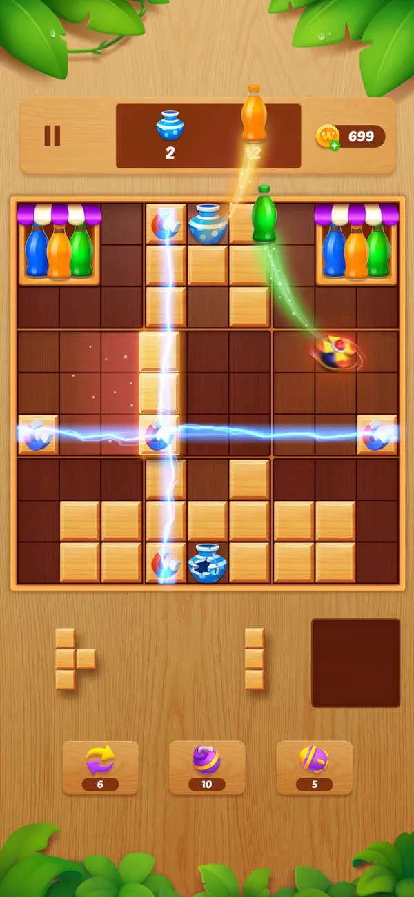 Screenshot #1 pour Block Crush: Wood Block Puzzle