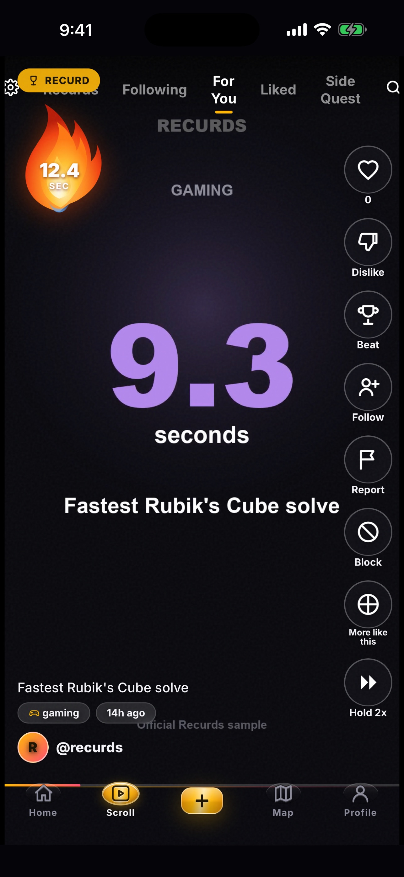 Screenshot 1 of Recurds
