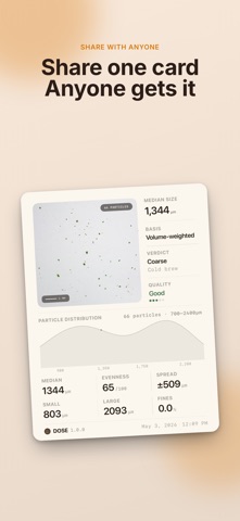 DOSE - Coffee Grind Analysis Screenshot 5 of 5