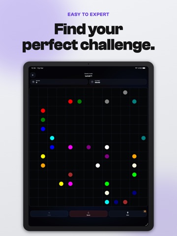 Griddots: Color Link Puzzle iPad screenshot