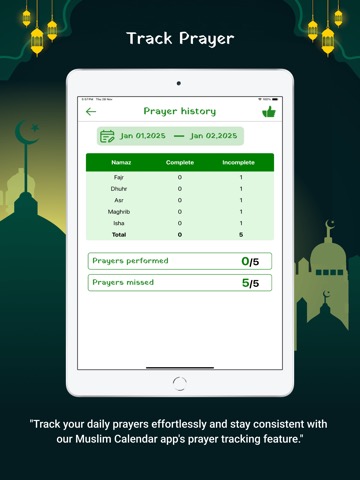 Muslim Calendar Prayer Timesのおすすめ画像3