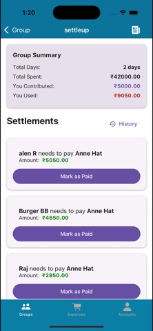 ExpenseCrew - Budget Ledger screenshot