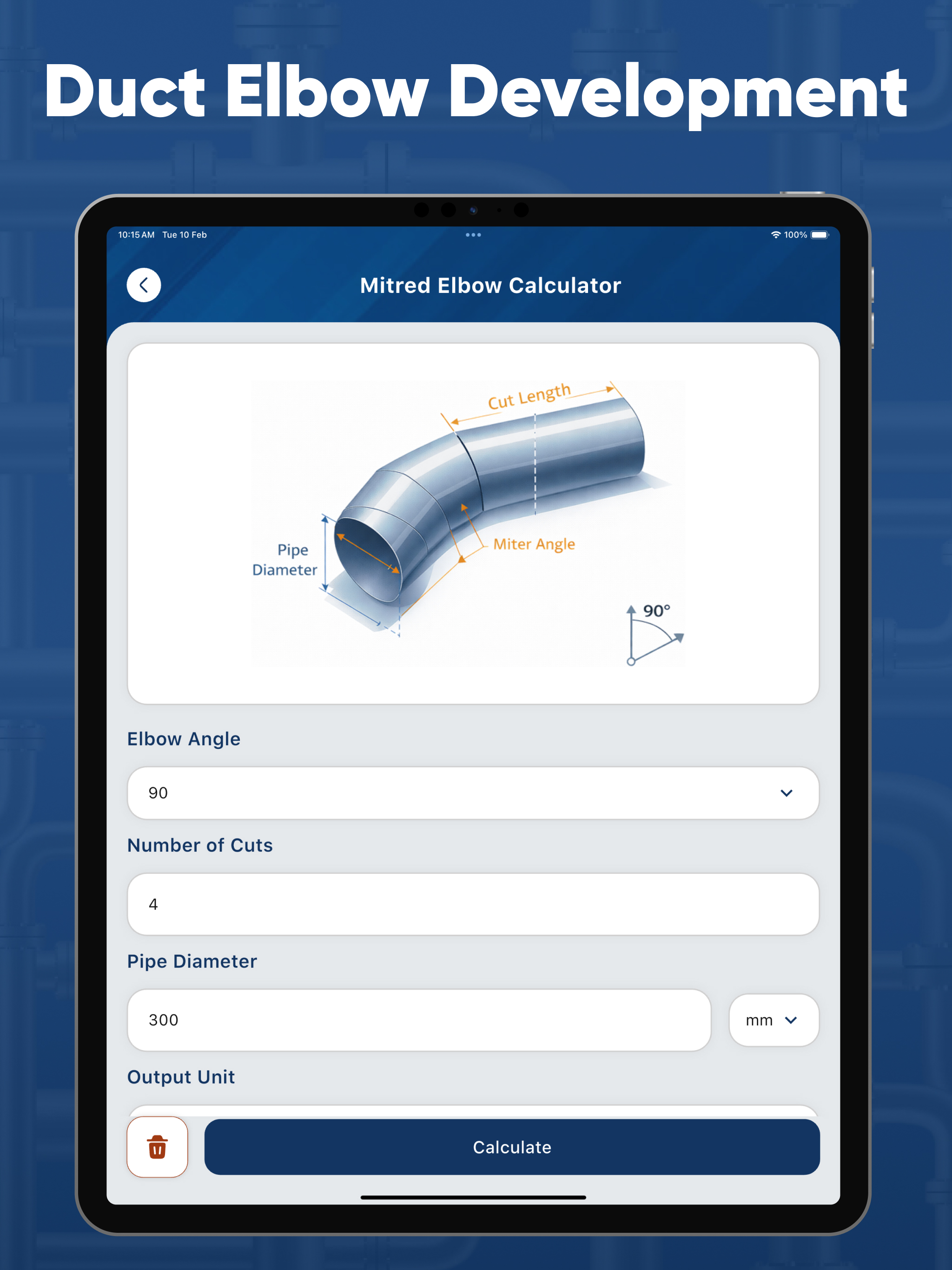Elbow Calculator