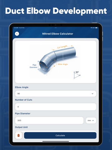Elbow Calculator iPad screenshot