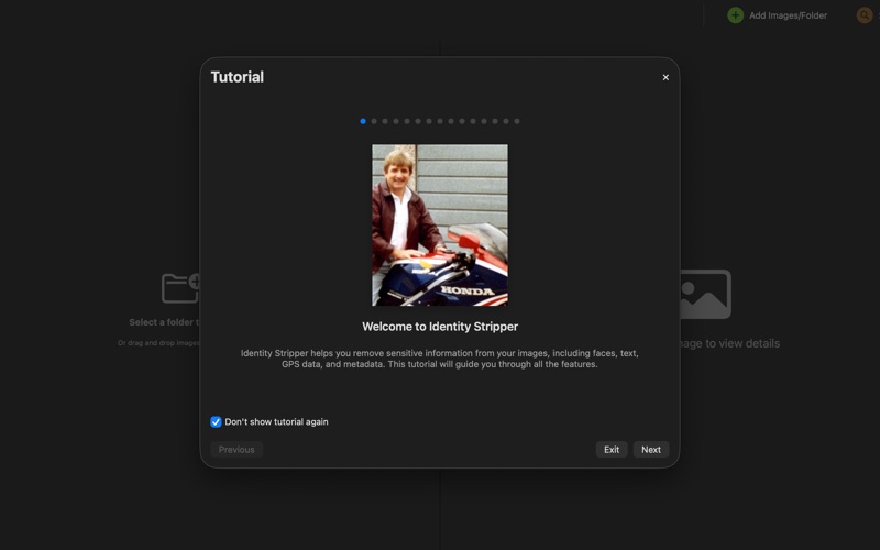 Identity Stripper screenshot