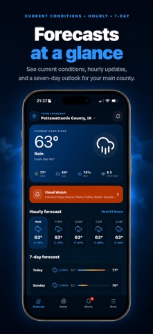 Iowa Pulse Weather iPhone screenshot