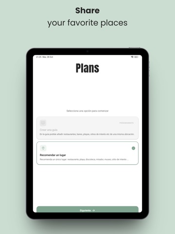 Plans - Enjoy & Share iPad screenshot