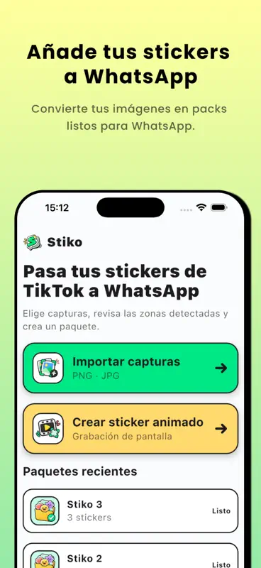 Stiko: Stickers para WhatsApp screenshot 1 of 3