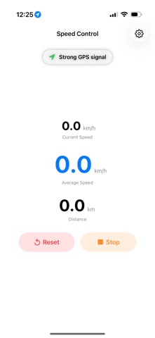 Average Speed Control iPhone screenshot
