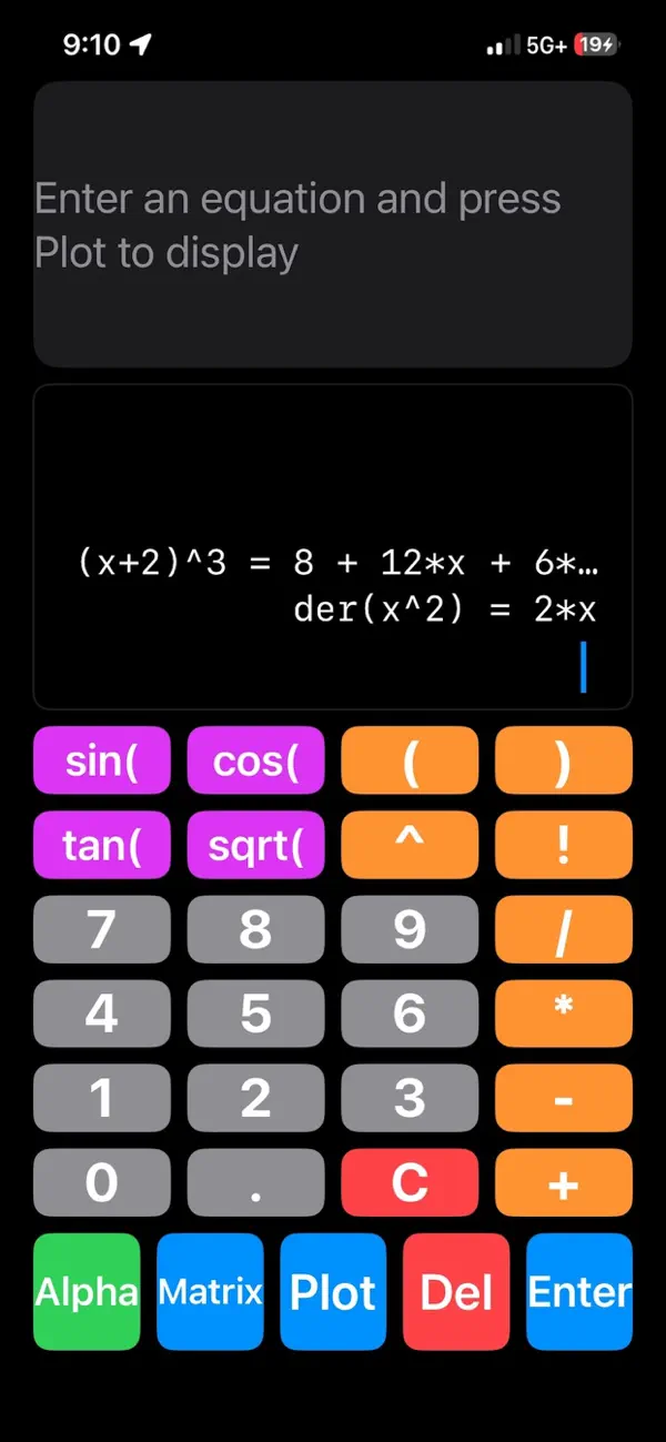 Screenshot #1 pour Offline Scientific Calculator