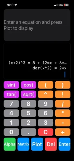 Capture d'écran de Offline Scientific Calculator sur iPhone 1
