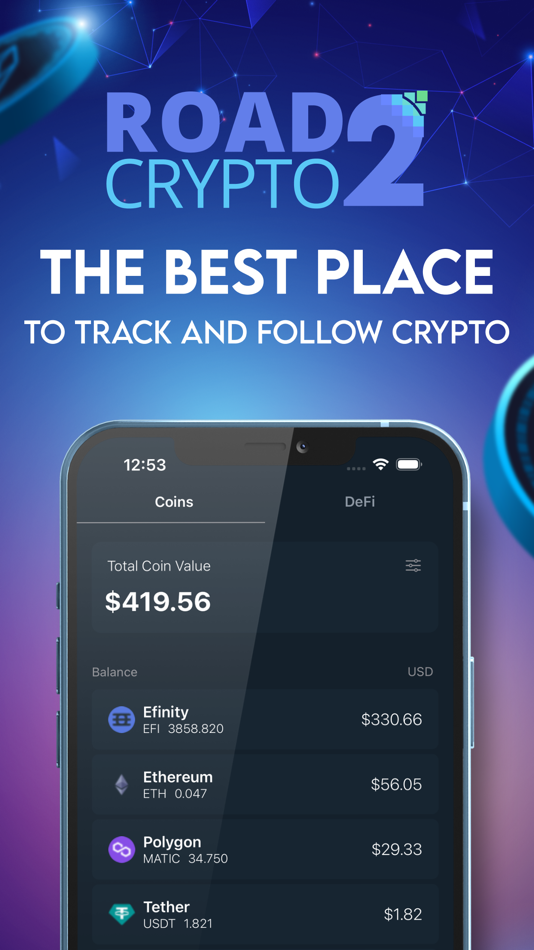 #1. Road2Crypto: Crypto Portfolio (iOS) 由: Road2Crypto