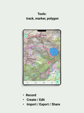 CartoExplorer | maps | GPS iPad screenshot